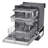 LG 24 in. PrintProof Stainless Steel Front Control Dishwasher with QuadWash, 3rd Rack & Dynamic Dry, 48 dBA-75079373