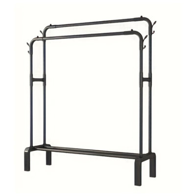 47.24"L Freestanding Metal Garment Hanging  Rack