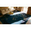 Room Size Knotted Wool Chinese - Peking Rectangle 1920s Blue Antique Rug
