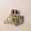 Freestanding Wood Spice Rack