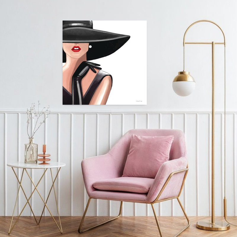 Fashion Lady I, art contemporain, H 32 po x l 32 po