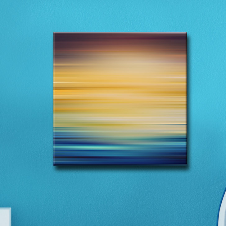 «Blur Stripes V», impression sur toile, H 12 po x l 12 po x P 1,5 po