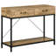 Vintage Console Table Sofa Table w/ Drawers Storage Shelf