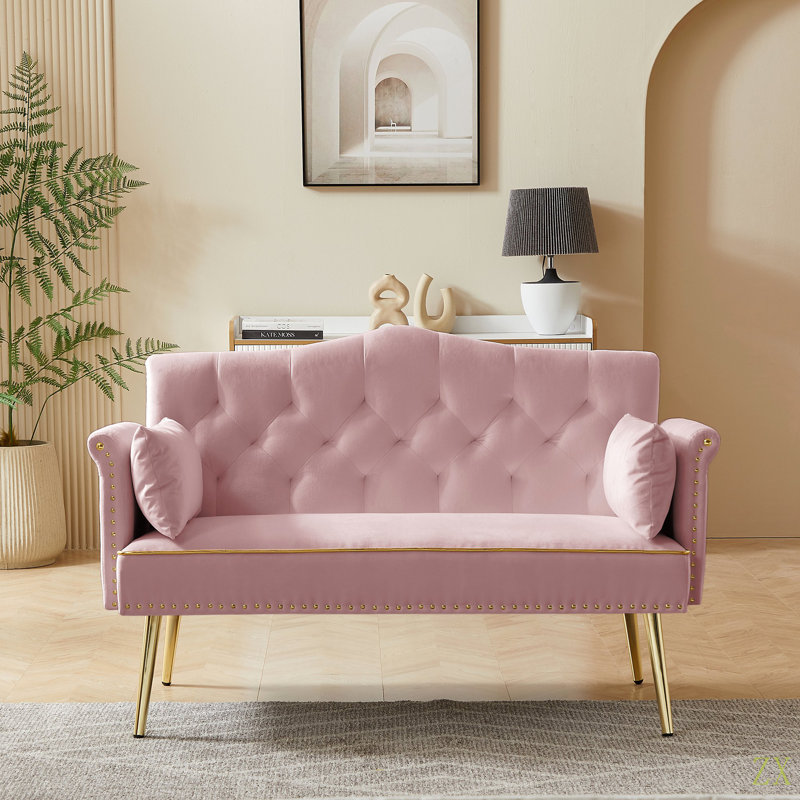 2 Seater Sofa, Pink