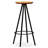 Solid Wood Bar Set Table Stool Bistro Seating-1970148575