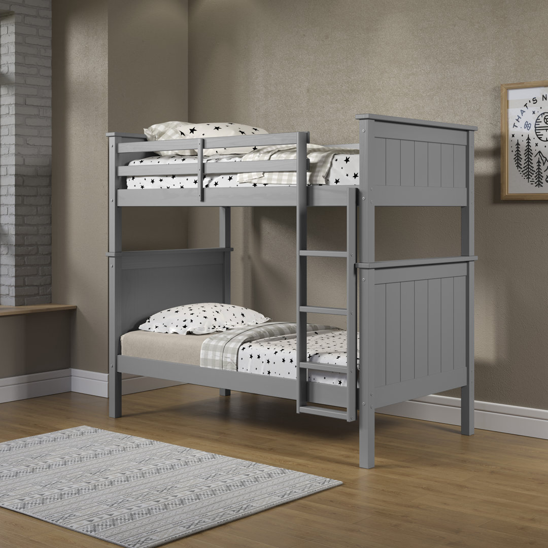 Fermon Solid Wood Bunk Bed Harriet Bee Bed Frame 