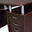 Bureau d'ordinateur complet avec rangement, chocolat-1546067091