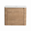 Meuble-lavabo mural 24 po (23-5 / 8 po) et 1 porte à fermeture en douceur, emballage KD, contreplaqué (meuble-lavabo seulement, sans le lavabo)-130568732