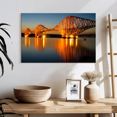 Forth Cantilever Bridge At Dawn