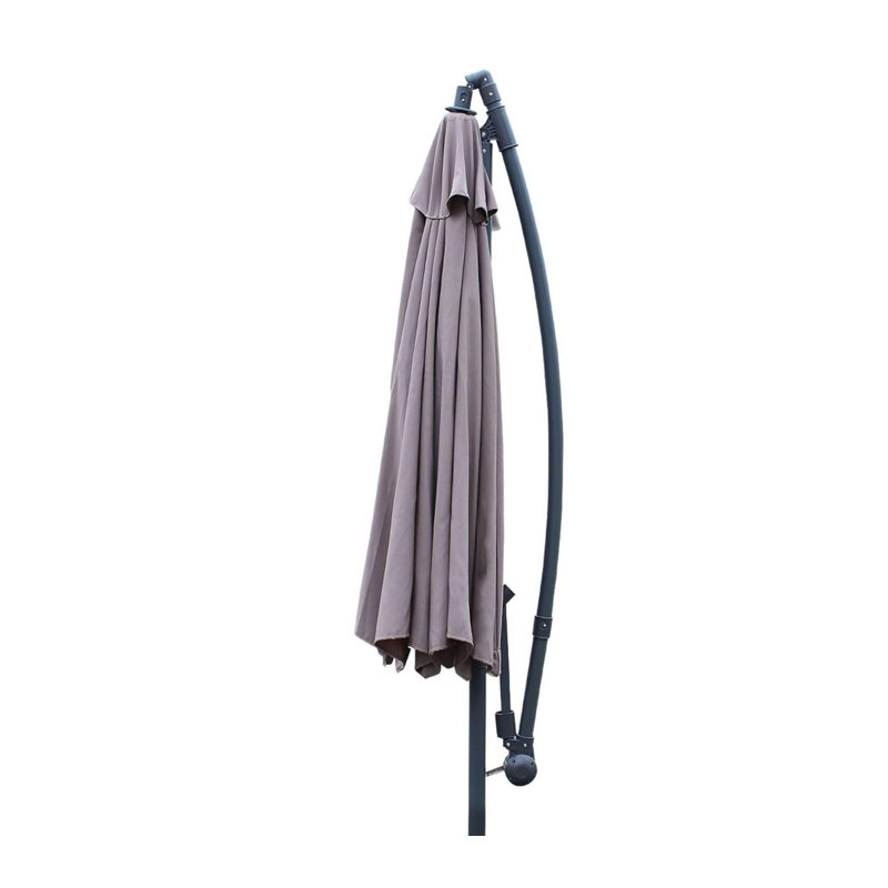 Nia 300cm Cantilever Parasol, Brown
