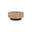 Solid Mango Wood Round Coffee Table-873565448