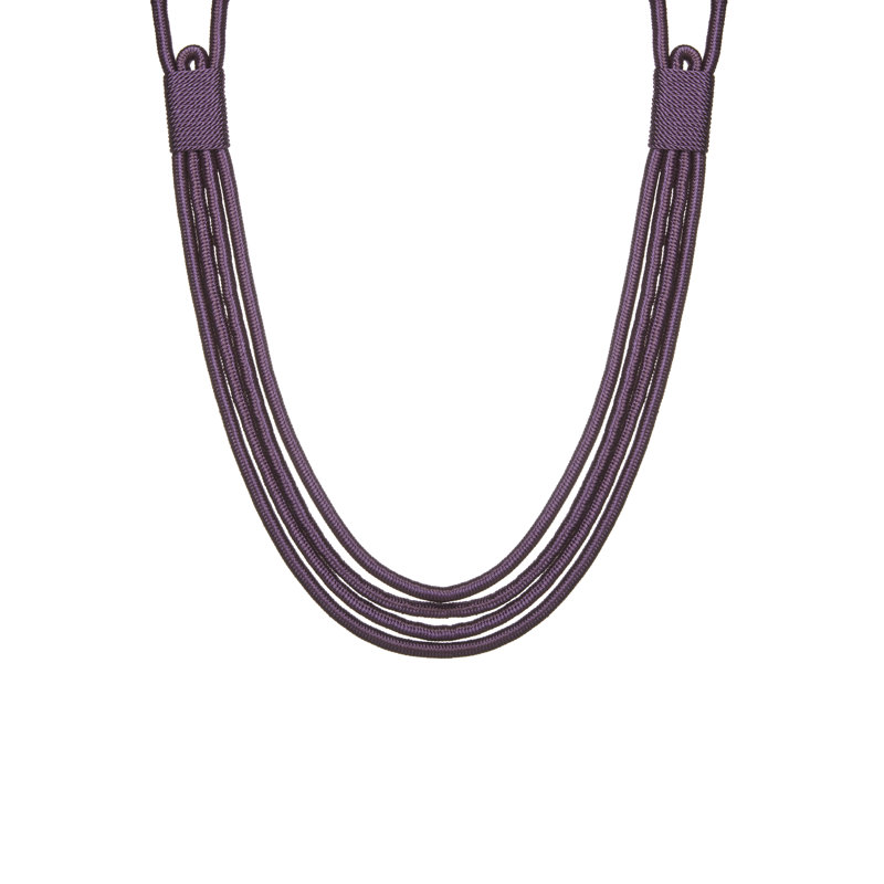 Bondi 100% Polyester 10cm Curtain Tieback, Purple