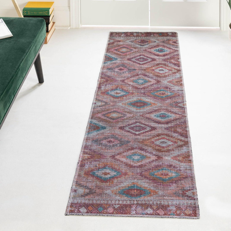Sisu Geometric Indoor Rug, Runner 2' x 10'