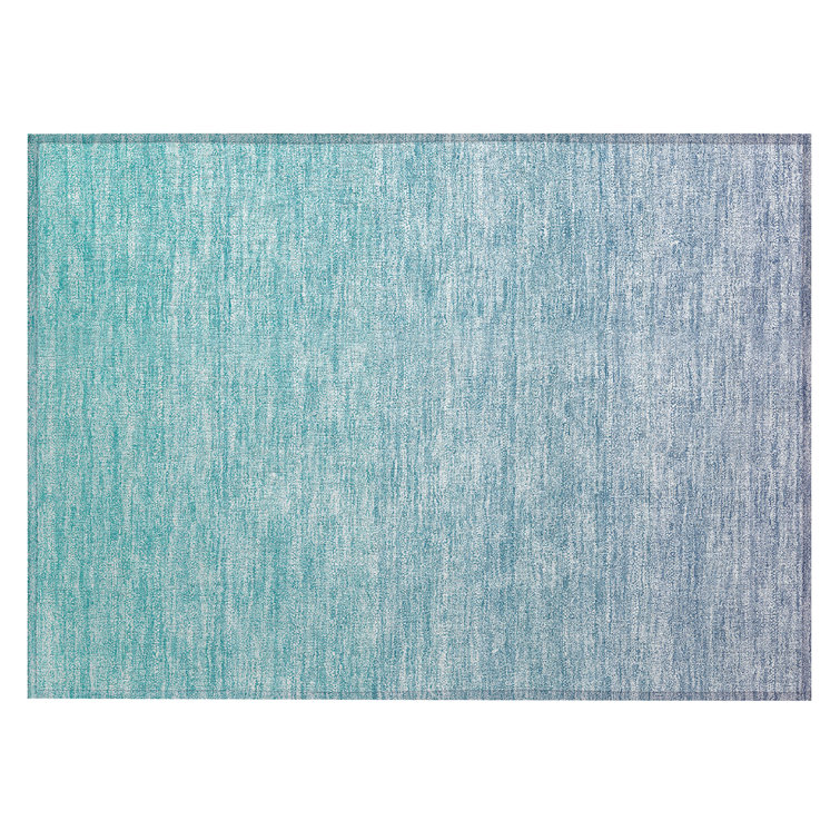 Quadere Washable Ombre Indoor / Outdoor Rug