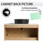 Meuble-lavabo mural simple 36 po avec lavabo en céramique-1281184796