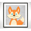«Cheery Fox», impression sur papier-47842069-47842081