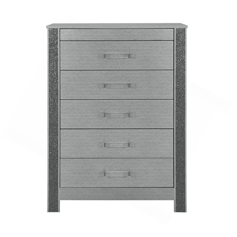 Commode argent Lorenzo