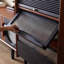 Armoire d'appoint contrastante noire et brune