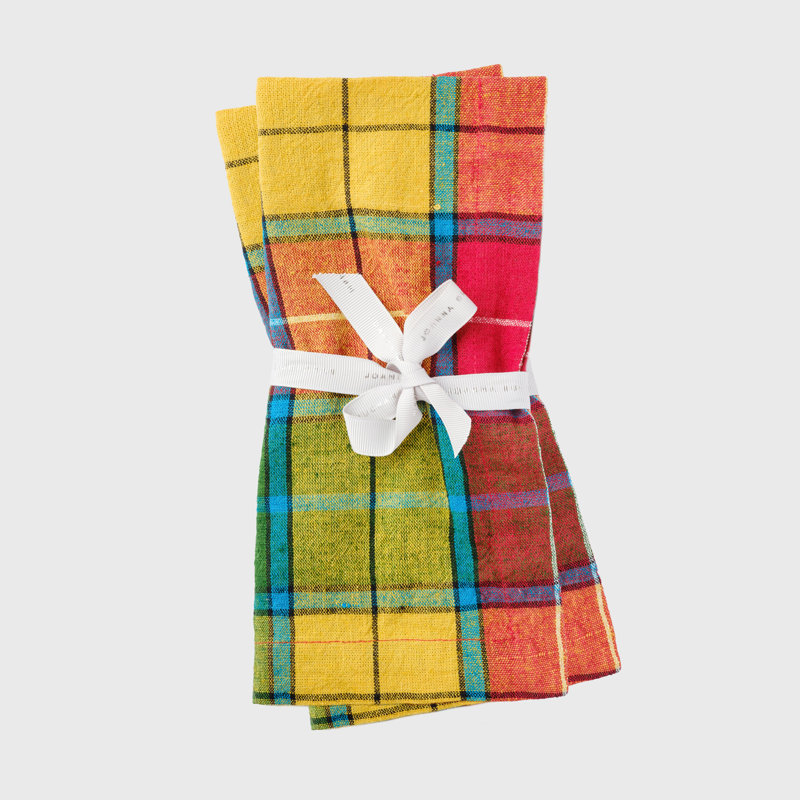 Tartan dinner napkin