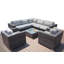 Ensemble de conversation pour 6 personnes avec coussins Herrick Wicker