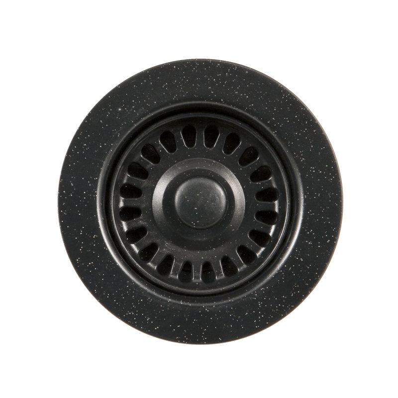 Schock Houzer Accessories Basket Strainer, Speckled Granite Black