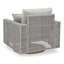 Fauteuil pivotant d'extérieur avec coussin Seton Creek