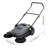 25.6" Sweeping Width Floor Sweeper, Walk-behind Hand Push Floor Sweeper