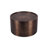 Round Coffee Table and End Table Set with Copper Finish, Hammered Metal -584050545