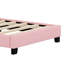 Lit plateforme tapissier en cuir avec ornement en forme de lapin-902145612-902145611