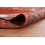 Tapis traditionnel rouge en laine 8 x 12