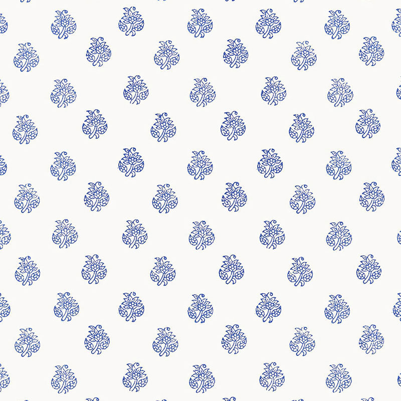 Papier peint Kaladera, Bleu faïence