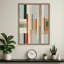 "Modern Geometric Color Blocks" par Nadjaa, reproduction d'art sur toile encadrée-1840928458-1840928460-1839462305