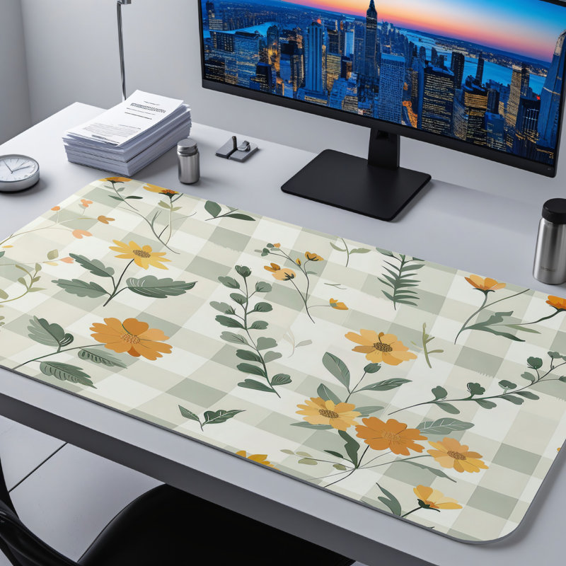 Polyester Desk Pad, 31.5x15.5