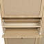 Étagère à chaussures 5 portes en rotin Exquis