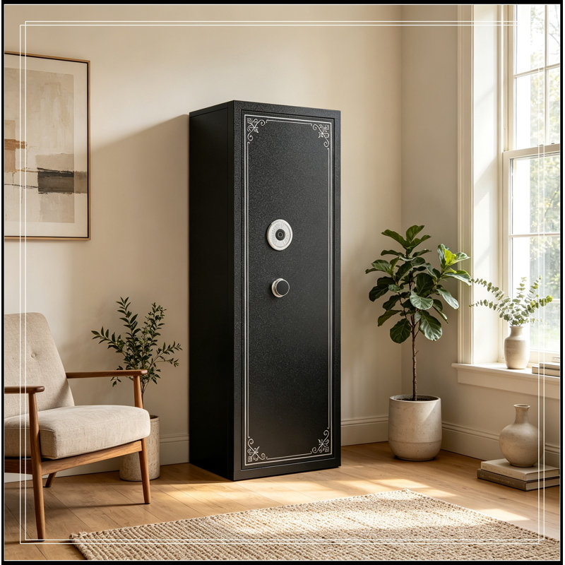 Armoire de bureau avec verrou d'empreinte digitale