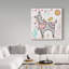 «Playful Llamas II», art sur toile-31873262