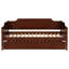 Cherry Wood Twin Daybed With Trundle