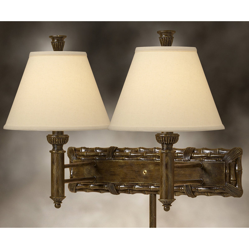 Resin Plug-in Armed Sconce