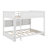 Queen Over Queen Bunk Bed With Built-In Storage Cabinets And Charging Station-1226826280