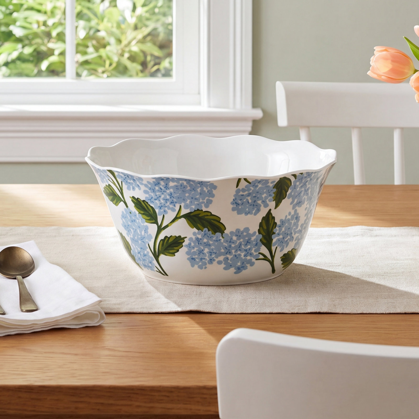 Hydrangea Serving Bowl