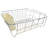 Chrome Plated Steel 2-Piece Compact Dish Drainer with Utensil Caddy-112383684