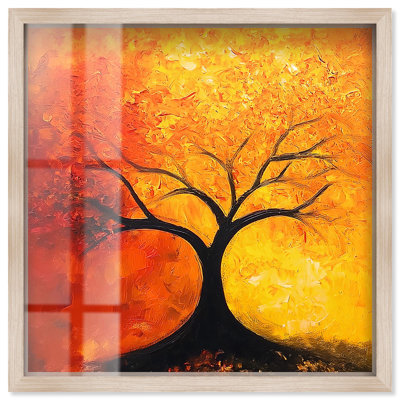 «Tree of Opposites I Shadowbox Print Nature Paintings» par Art Remedy