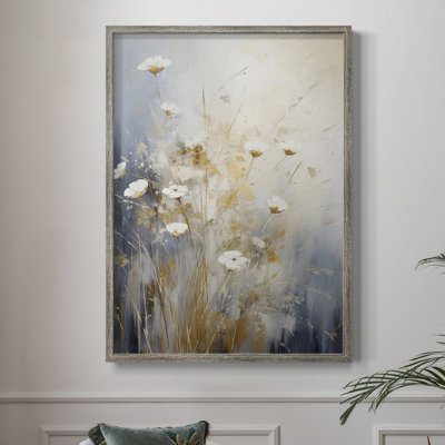 Reproduction encadrée FLORAL Series CCCCXXIV - bois massif