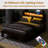 Rustic Wooden Platform Bed With Charging Station, LED Lights, And Storage Shelves – Full, Queen, And King Sizes-874557094