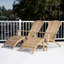 Teak Double Adirondack Set