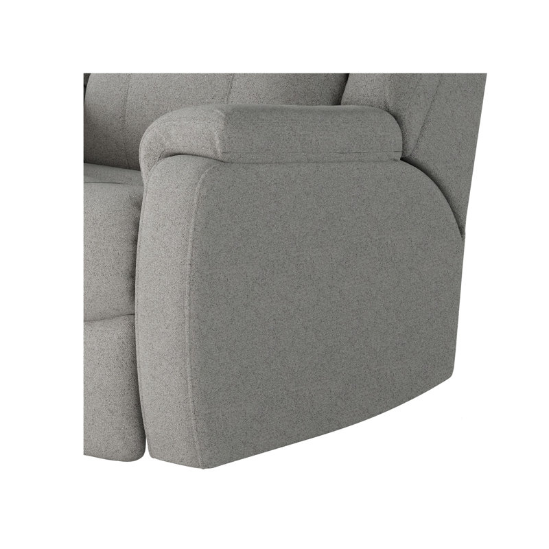 Hercules Dual Power Wall Recliner, Light Beige Chenille