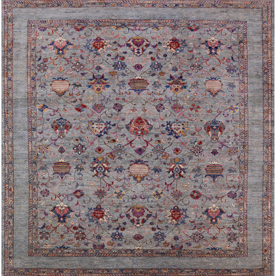 Tapis oriental gris