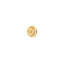 Deltana BBR213CR003 Bell Button, Round Contemporary in PVD Polished Brass-2067624999