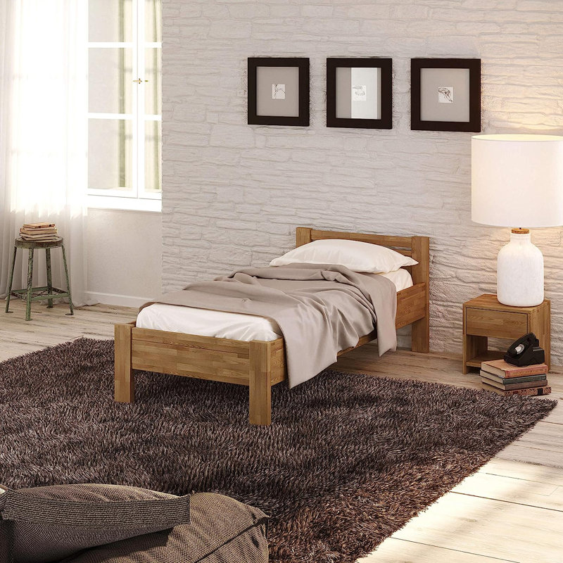 Nero Senior Bed Solid Wood, European Single (90 x 200cm)
