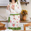 Floral Cotton Bib Apron